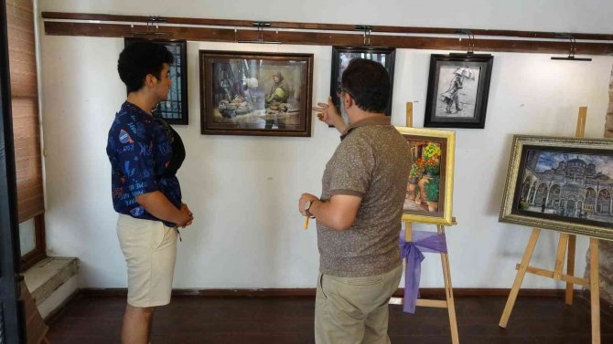 Arkadaşlarını Örnek Alarak Başladığı Rölyef Sanatında İkinci Sergisini Açtı