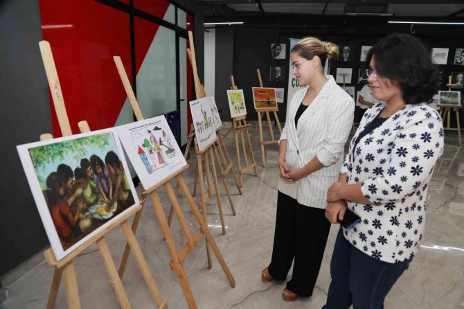 27 Ülkeden Çocukların Çizdiği ‘Göç’ Konulu 100 Eser Bu Sergide