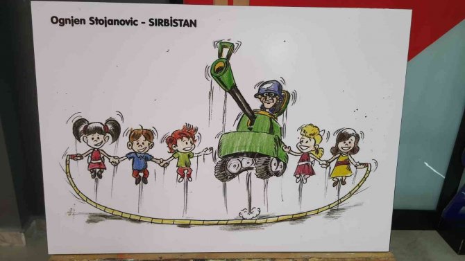27 Ülkeden Çocukların Çizdiği ‘Göç’ Konulu 100 Eser Bu Sergide
