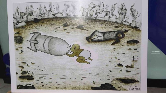 27 Ülkeden Çocukların Çizdiği ‘Göç’ Konulu 100 Eser Bu Sergide