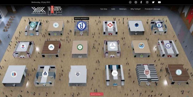 Barü, “Study İn Türkiye Yök Sanal Fuar”da Dünyaya Tanıtılıyor