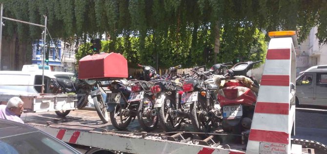 Adana’da Kapkaç Ve Suçlarda Kullanılan Plakasız Motosiklet Uygulaması