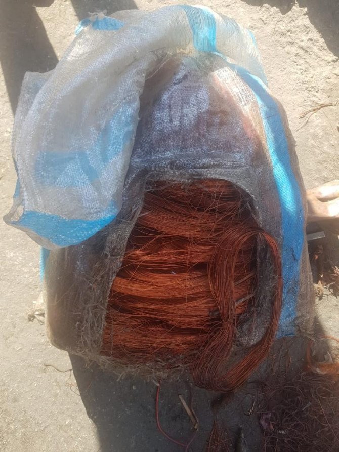 Isparta’da Bakır Kablo Hırsızları Tutuklandı