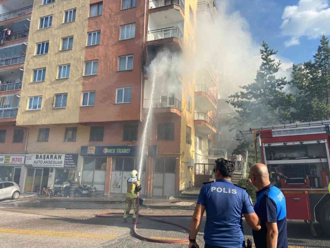 Kızılcahamam’da Yangın