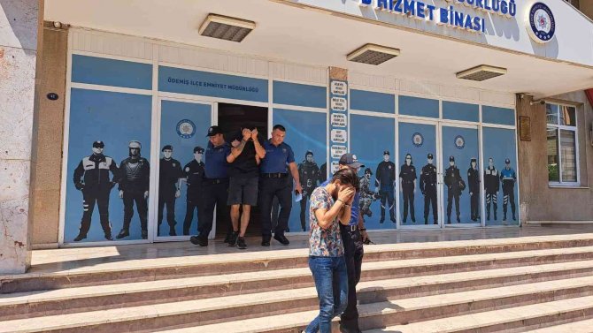 İ̇zmir’de Zeytinyağı Hırsızları Suçüstü Yakalandı