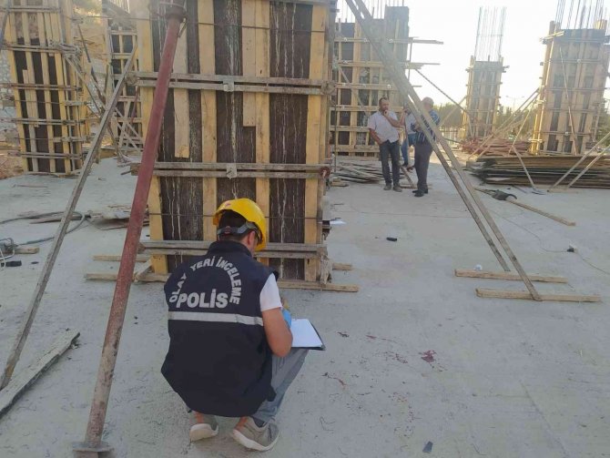 Yurt İnşaatında Yüksekten Düşen İşçi Ağır Yaralandı