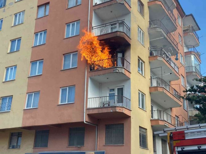 Kızılcahamam’da Yangın