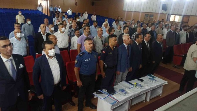 Bafra’da Mahalle Muhtarları Toplantısı