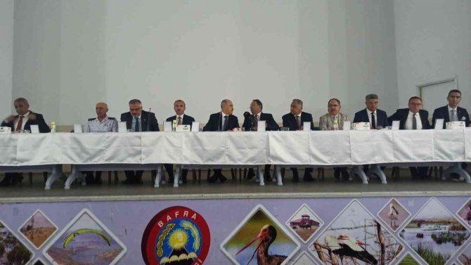 Bafra’da Mahalle Muhtarları Toplantısı