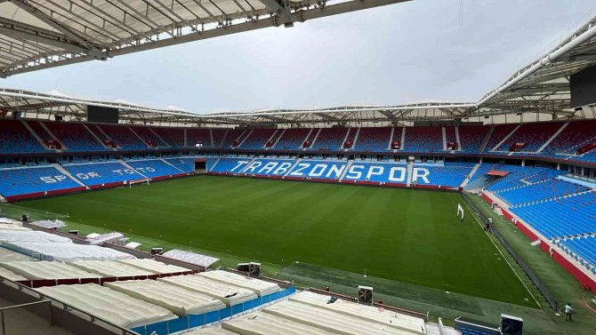 Trabzonspor’un Stadyumu Yeni Sezona Hazırlanıyor