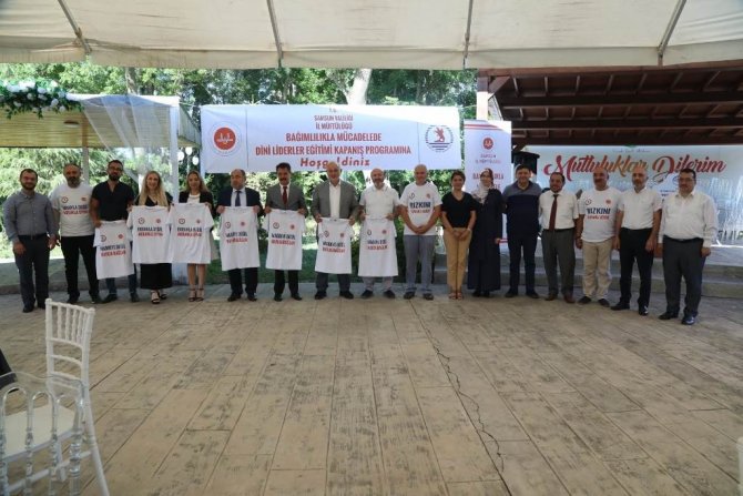 Omü Bağımlılıkla Mücadelede Dinî Liderler Eğitimi Kapanış Programı