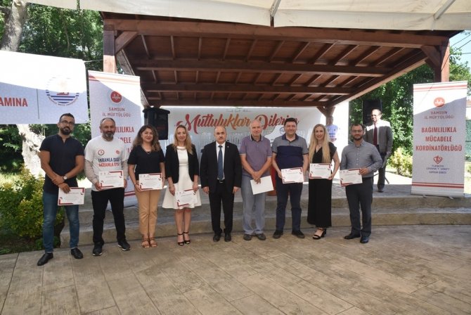 Omü Bağımlılıkla Mücadelede Dinî Liderler Eğitimi Kapanış Programı