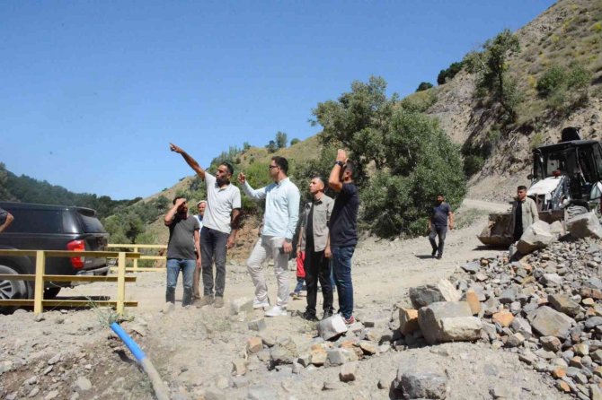 Kaymakam Kaya Sulama Projeleri Çalışmalarını İnceledi