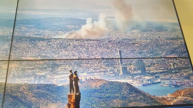 İ̇zmir’deki Yangına 6 Dakikada Müdahale
