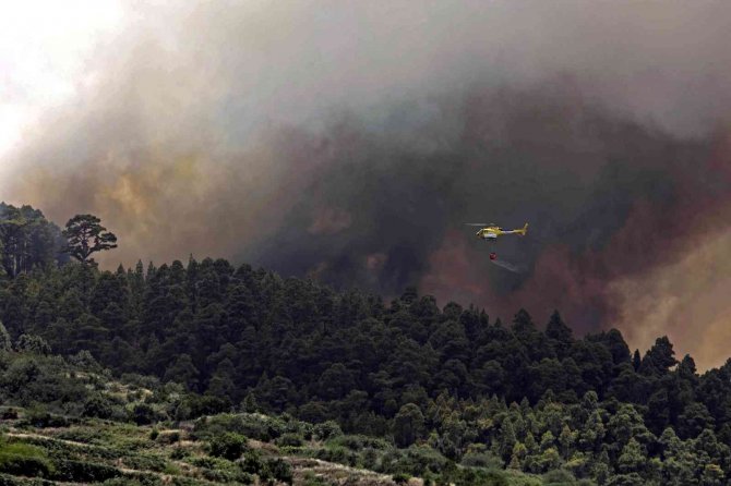 İ̇spanya’da İtfaiyecilerin Alevlerle Mücadele Anları
