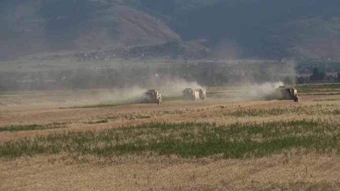 Muş Ovası’nda Arpa Ve Buğday Hasadı