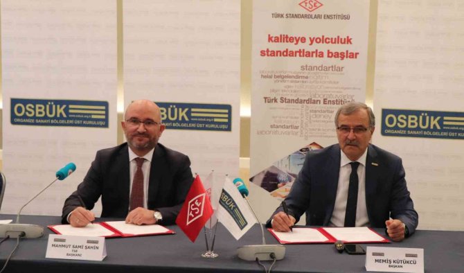 Osbük İle Tse Arasında "Yeşil Dönüşüm İ̇ş Birliği Protokolü" İmzalandı