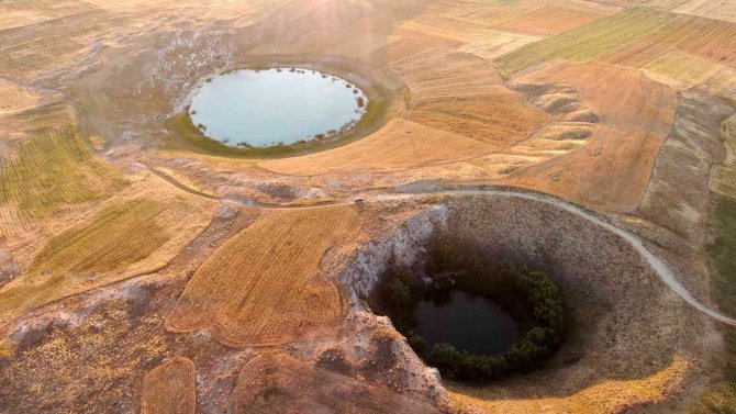Saklı Göllerde Gün Batımı Görenleri Mest Ediyor