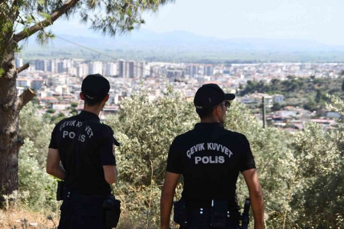 Aydın’da Yangınlara Karşı Polis Ve Jandarma Tetikte