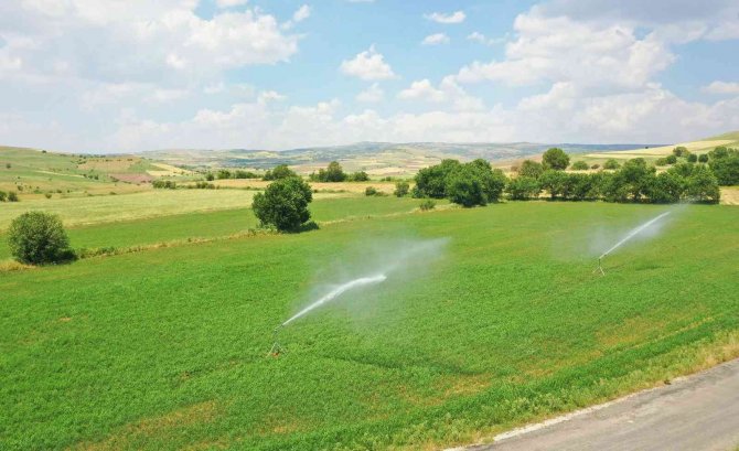 Tunceli’de Sulama Ekonomiye Katkı Sağlıyor