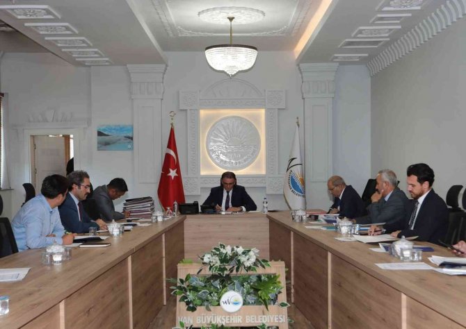 Van Büyükşehir Belediyesinin Temmuz Ayı Meclis Toplantısı Yapıldı