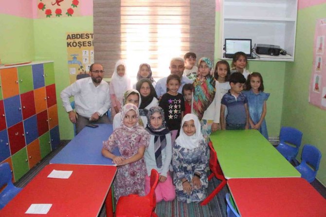 Başkan Çalışkan Ve Müftü Akyol, Yaz Kur’an Kursları’nı Ziyaret Etti