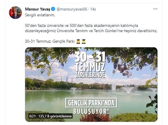 Yks’ye Giren Öğrencilere Davet