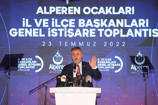 Destici, Alperen Ocakları İ̇l Ve İ̇lçe Başkanları Genel İ̇stişare Toplantısı’na Katıldı