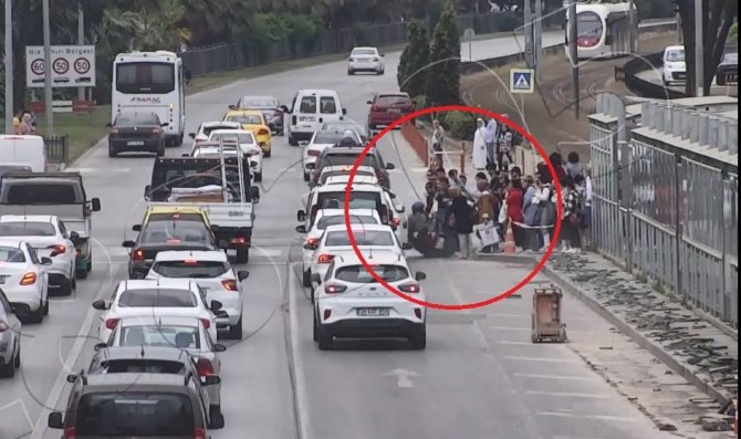 Samsun’da Kazalar Kgys Kameralarında