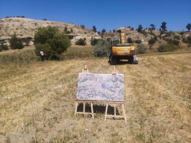 Çameli Tarımı Ve Doğal Yaşama Can Suyu Olacak Göledin Temeli Atıldı