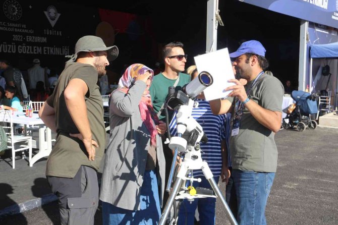 Erzurum’da 3 Gün Sürecek Gökyüzü Gözlem Etkinliği Başladı