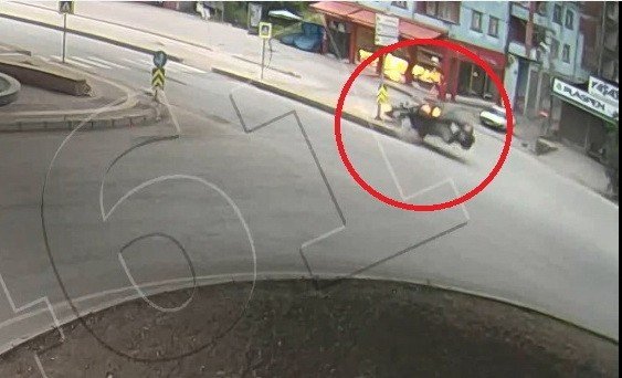 Samsun’da Kazalar Kgys Kameralarında