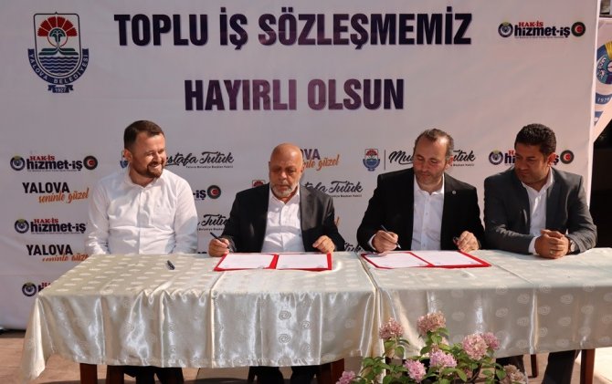 Yalova Belediye İşçileri Zammı Davul Zurnayla Kutladı