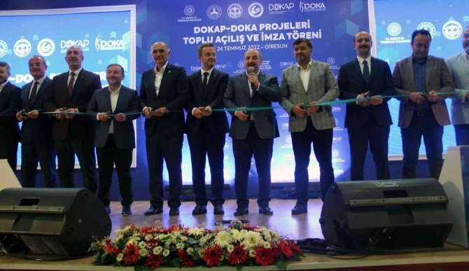Dokap Ve Doka Projeleri Toplu Açılış Ve İmza Töreni Düzenlendi