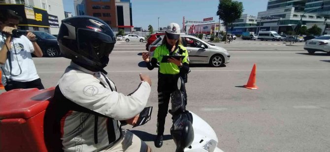 Bursa’da Motosiklet Sürücülerine Sıkı Denetim