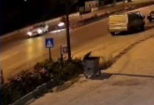 Motosikletin Otomobile Süratle Çarptığı Kaza Kamerada