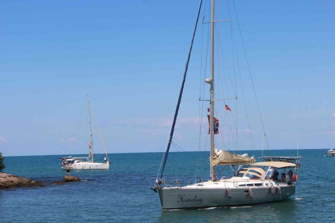 Yatçılar Trabzon’a Demir Attı