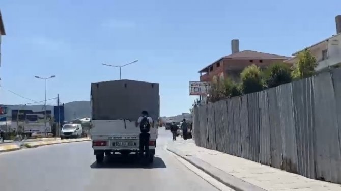 Sultanbeyli’de Patenli Gencin Tehlikeli Yolculuğu Kamerada