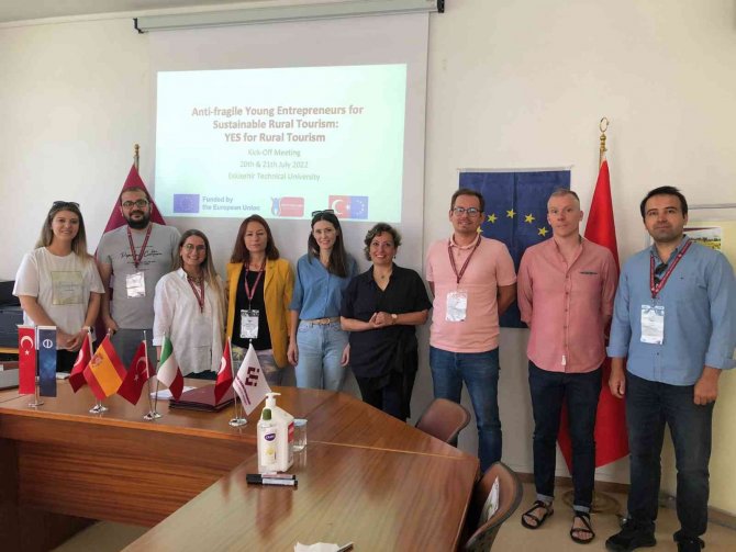 Kırsal Turizm İçin Dayanıklı Genç Girişimciler Erasmus + Ka220 Projesinin Başlangıç Toplantısı Yapıldı