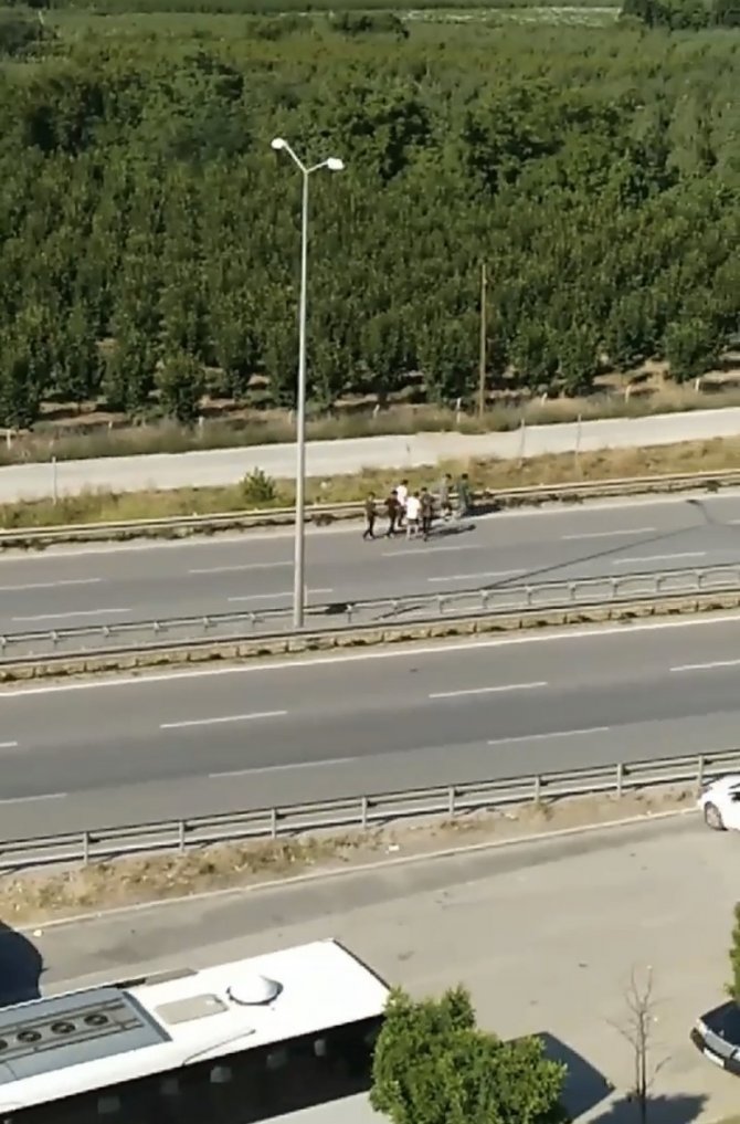 Bursa’da Trafikteki Tehlikeli Anlar Kameralarda