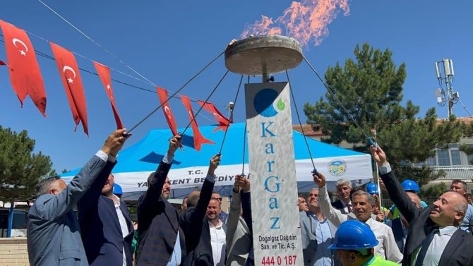 Çankırı’da Bir Belde Doğalgaza Kavuştu