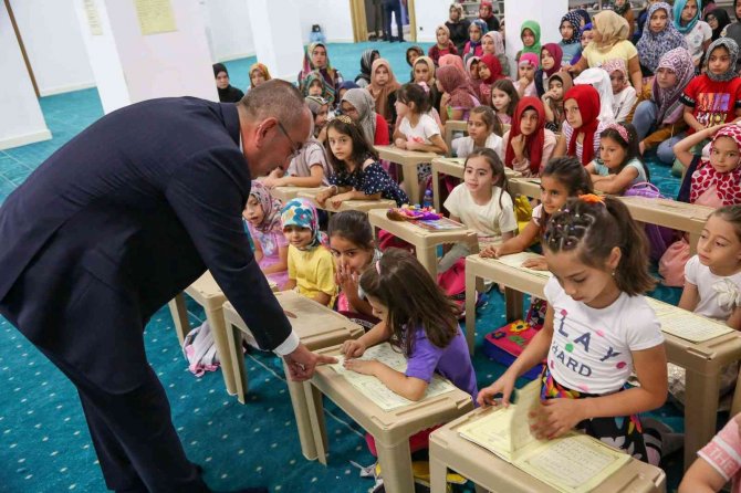 Başkan Kavuş’tan Yaz Kur’an Kursu Öğrencilerini Serinleten Sürpriz