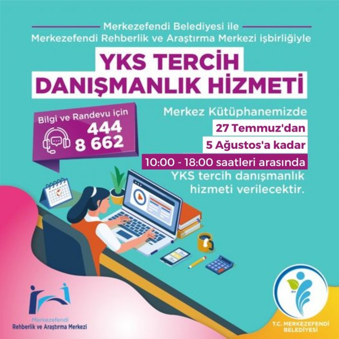 Merkezefendi Belediyesinden ‘Yks Tercih Danışmanlığı’ Hizmeti