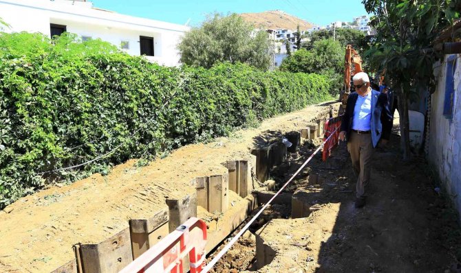 Bodrum’da 83 Milyon Tl’lik Altyapı Yatırımı Devam Ediyor