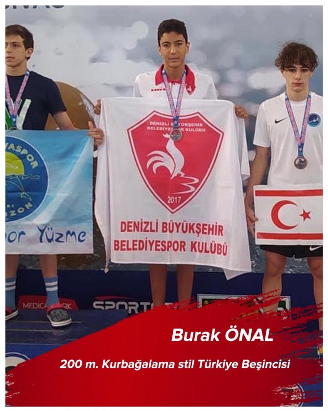 Denizlili Yüzücüler Sivas’ta Madalyaları Topladı