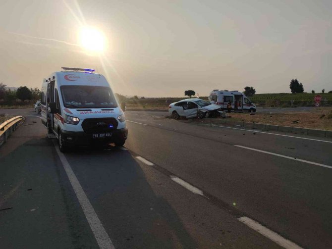 Tekirdağ’da Trafik Kazası: 5 Yaralı