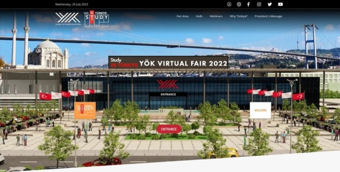 69 Ülkeden Öğrencileri Olan Barü, Yök Sanal Fuar’da Tanıtıldı