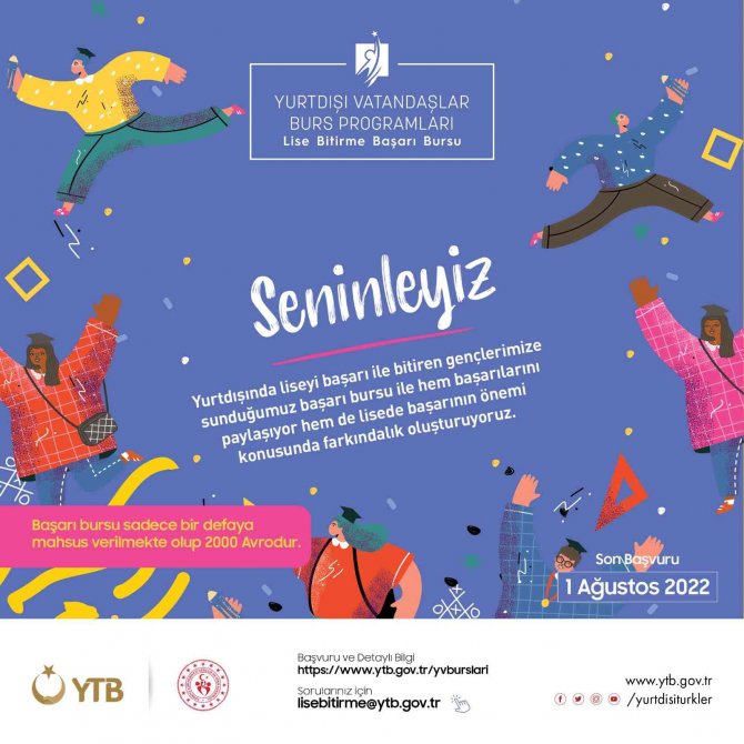 Yurtdışı Türkler Ve Akraba Topluluklar Başkanlığı Burs Programları Başvuruları Sona Eriyor