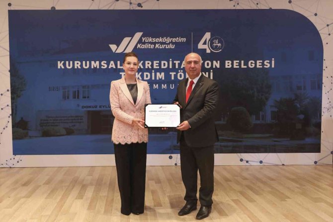 Deü, Kurumsal Akreditasyon Belgesine Kavuştu