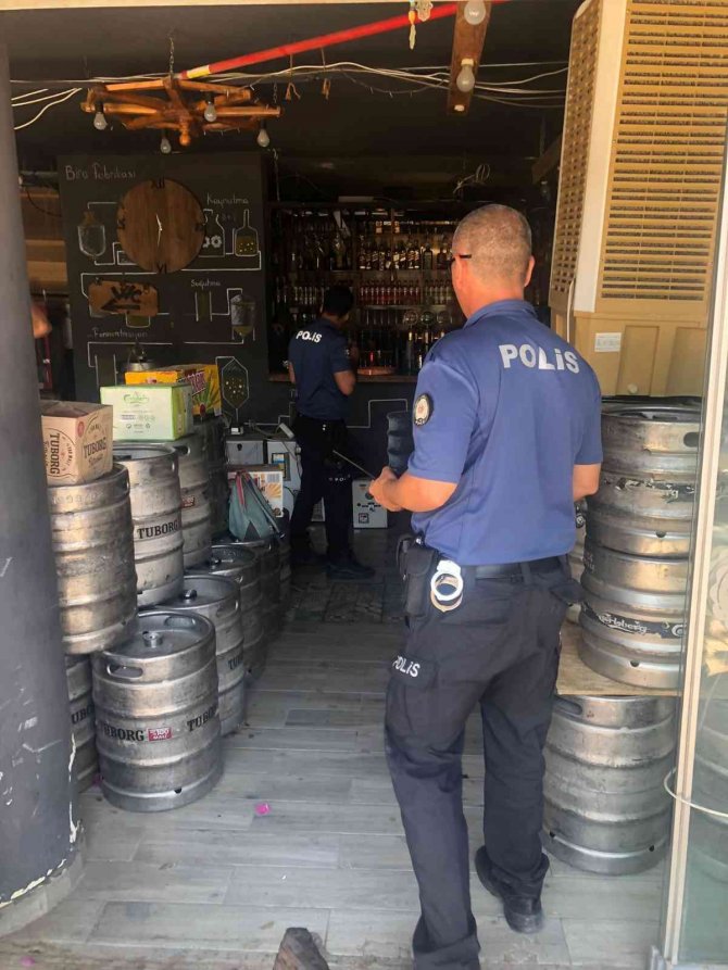 Datça’da Kaçak İçki Denetimi